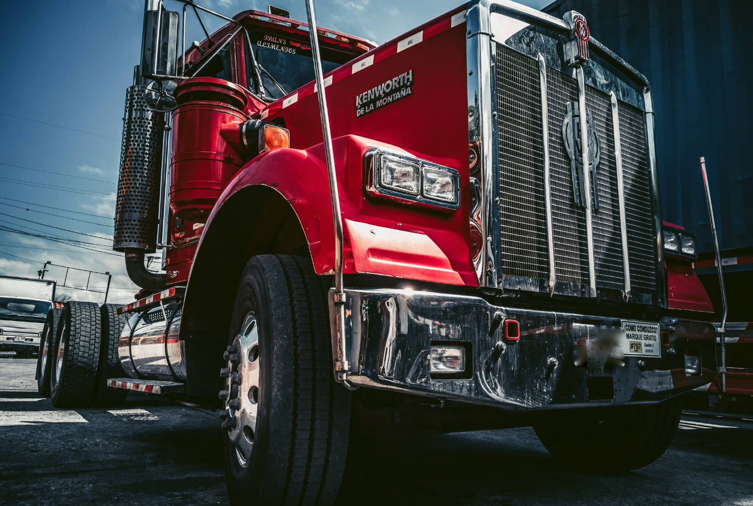 red kenworth truck